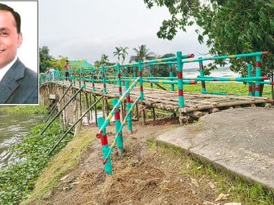 ডেপুটি স্পিকারের বাঁশের সাঁকোয় স্বস্তি ফিরেছে ১৫ গ্রামের মানুষের