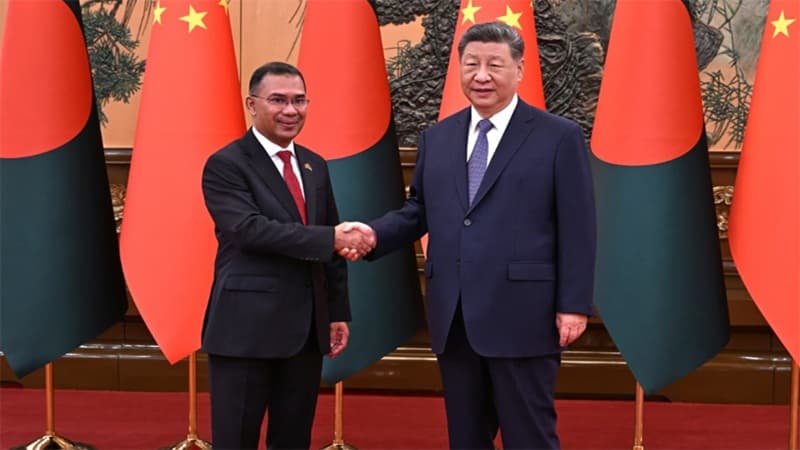 চীনের প্রেসিডেন্টের সঙ্গে প্রধানমন্ত্রী তারেক রহমানের বৈঠক শুরু