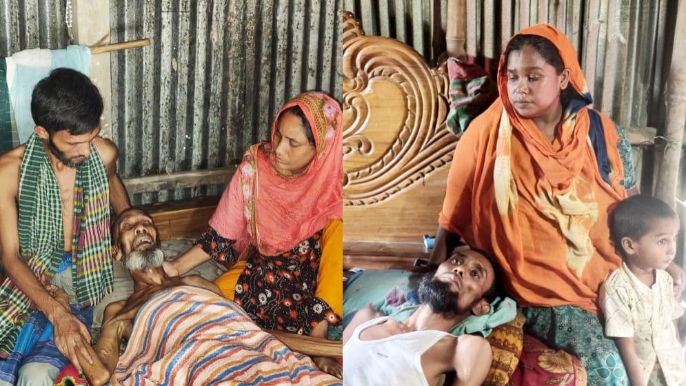 সাহায্যের হাত বাড়িয়ে দিন : বাবার ব্রেন টিউমার ছেলের ক্যানসার