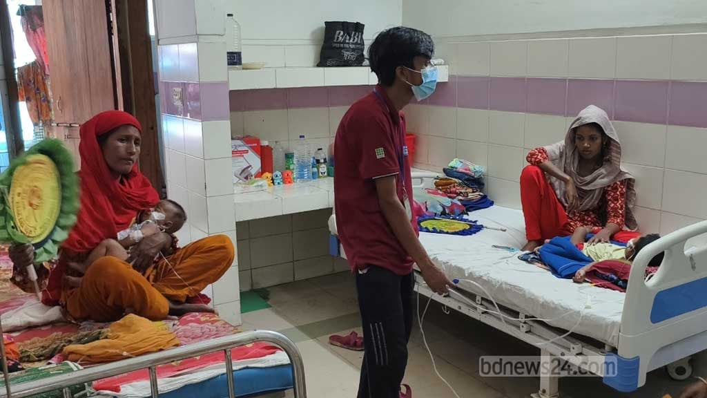 হামের উপসর্গ নিয়ে মমেক হাসপাতালে ১৪ শিশু ভর্তি