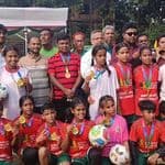গোল্ডকাপ ফুটবলে নান্দাইলের বালিকাদের জয়, তথ্য প্রতিমন্ত্রীর অভিনন্দন