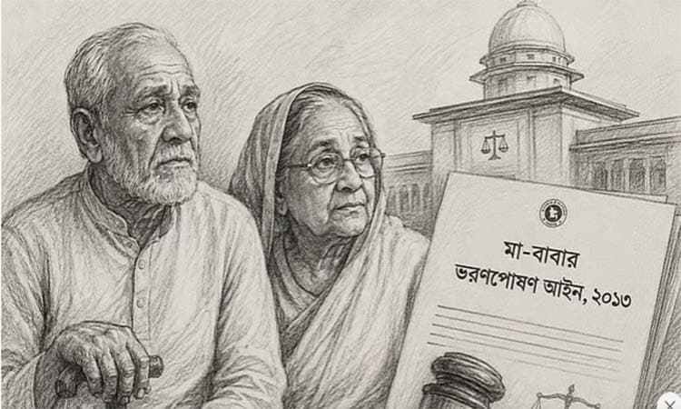 পিতা ও মাতার ভরণ-পোষণ নিশ্চিত করতে কঠোর আইন রয়েছে দেশে