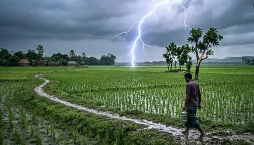 ভালুকায় বজ্রপাতে কিশোরের মৃত্যু