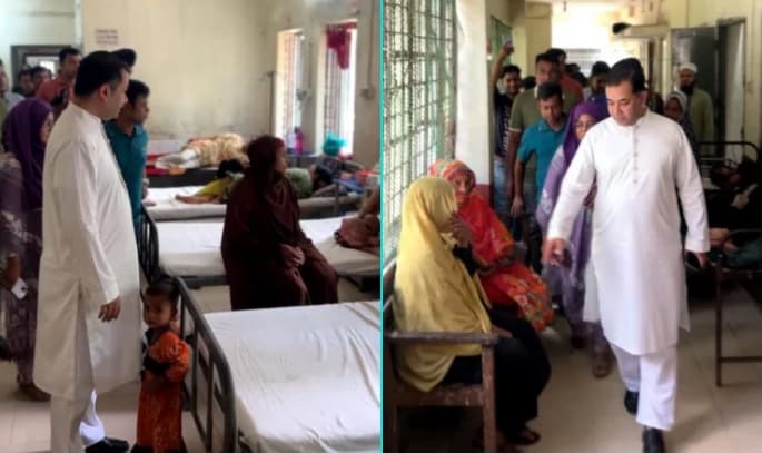নান্দাইল উপজেলা স্বাস্থ্য কমপ্লেক্স আকস্মিক পরিদর্শনে তথ্য প্রতিমন্ত্রী