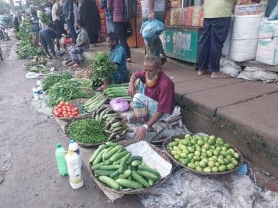গফরগাঁওয়ে কাঁচা মরিচের কেজি ২০০ টাকা