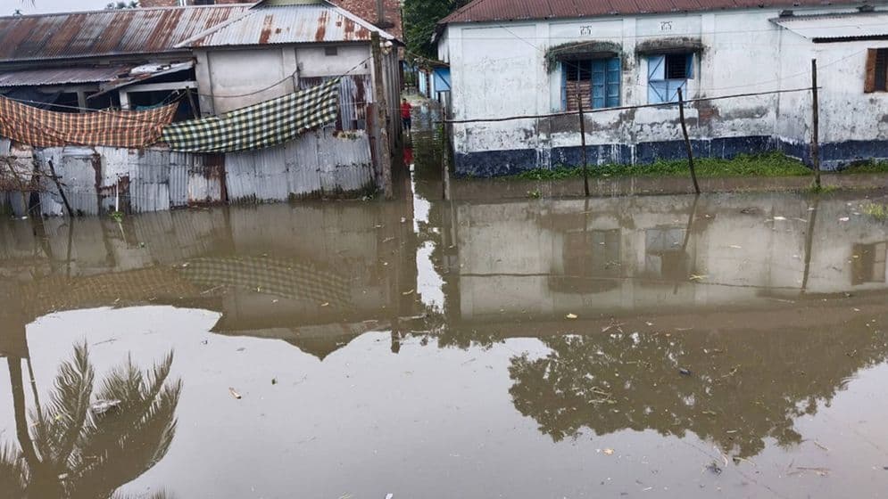 মুক্তাগাছায় সামান্য বৃষ্টি হলেই জলাবদ্ধতা : জনদুর্ভোগ চরমে