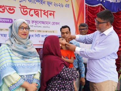 ময়মনসিংহ নগরীতে ২৩৮ কেন্দ্রে ভিটামিন ‘এ’ প্লাস ক্যাম্পেইন