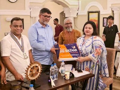 ময়মনসিংহ রোটারি ক্লাবের অনারারি মেম্বার হলেন সিটি প্রশাসক