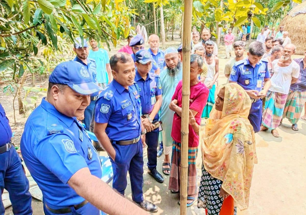 ধোবাউড়ায় শিশুর মরদেহ উদ্ধার, ঘটনাস্থল পরিদর্শনে পুলিশ সুপার