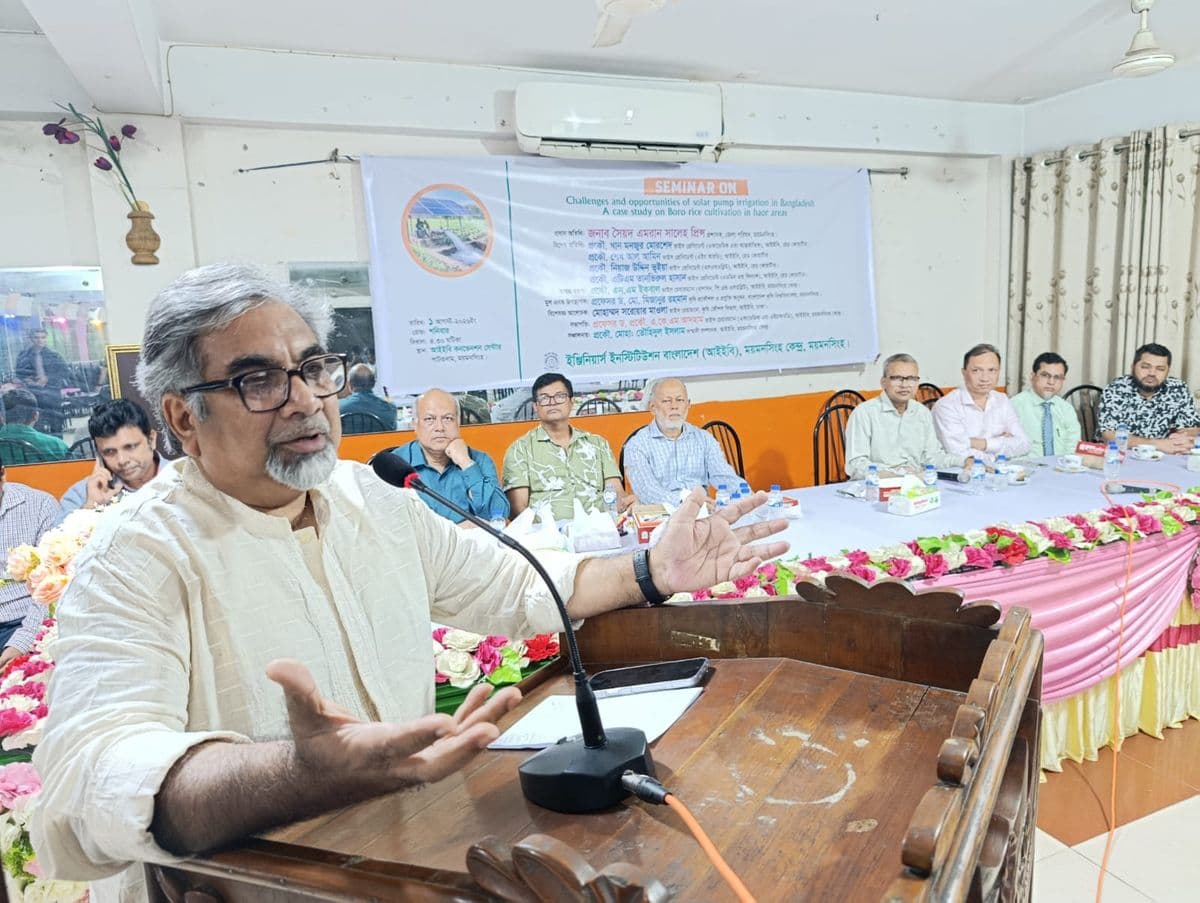 টেকসই উন্নয়নের লক্ষ্যমাত্রা অর্জনে নবায়নযোগ্য জ্বালানির বিকল্প নেই : এমরান সালেহ প্রিন্স